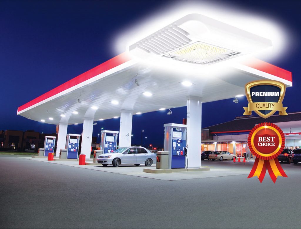 150W Led Gas Station Canopy Light DLC UL Certification